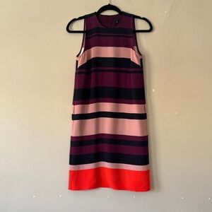 Ann Taylor Striped Trapeze Dress